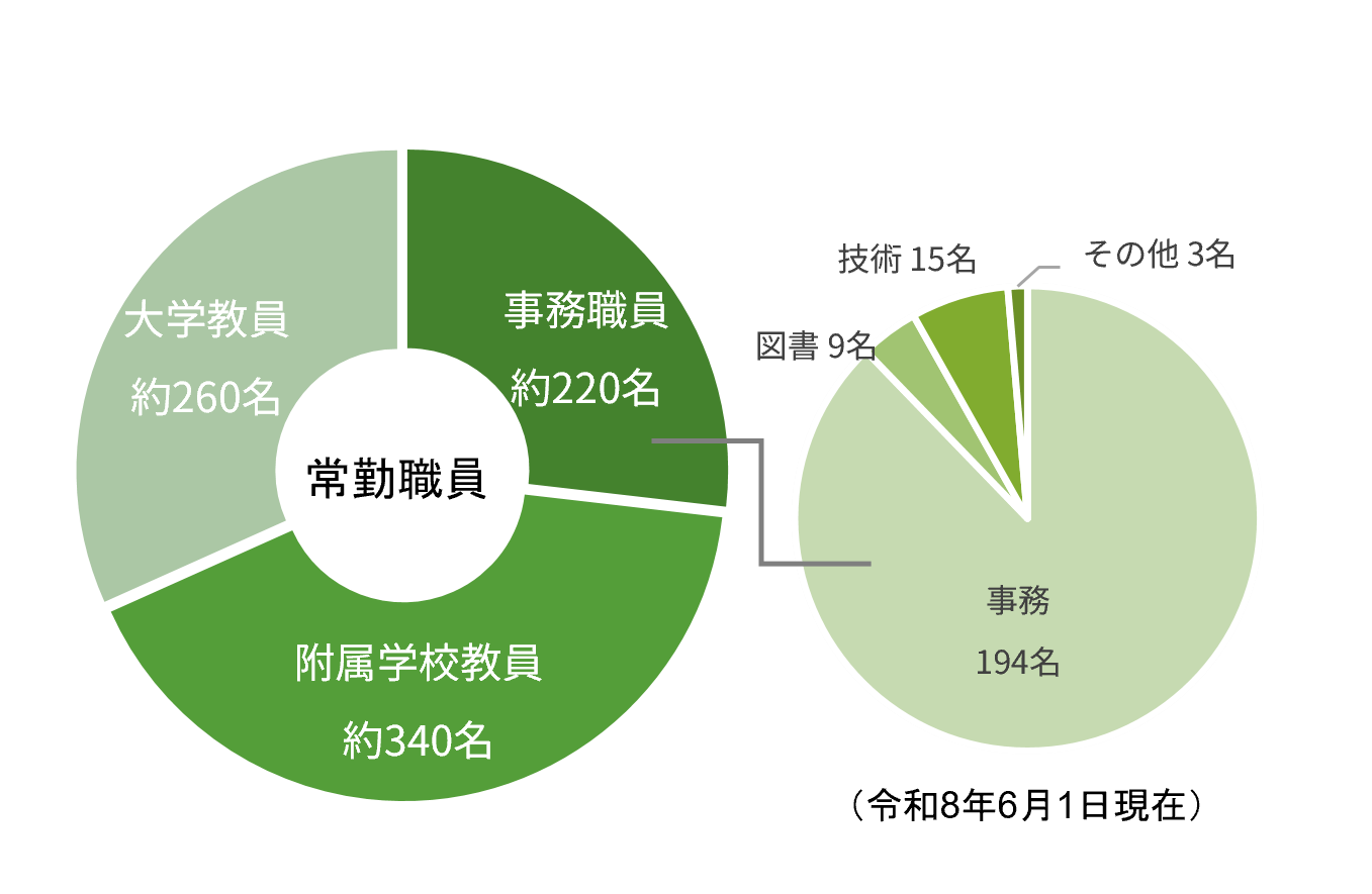 中規模大学ならではの環境