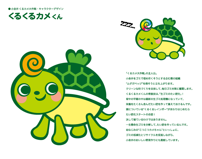 キャラクター紹介（くるカメ大作戦）